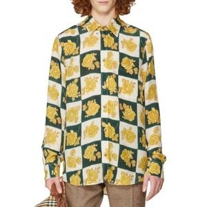 NWT NANUSHKA Kaleb floral long-sleeved shirt size small